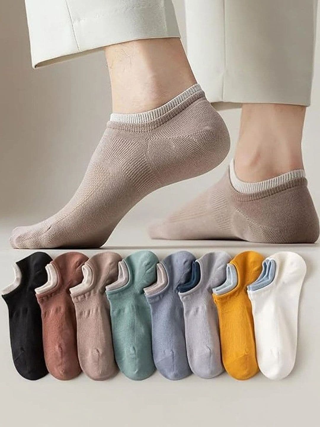 Moda Rapido Men Pack Of 8 Ankle Length Socks - view 1