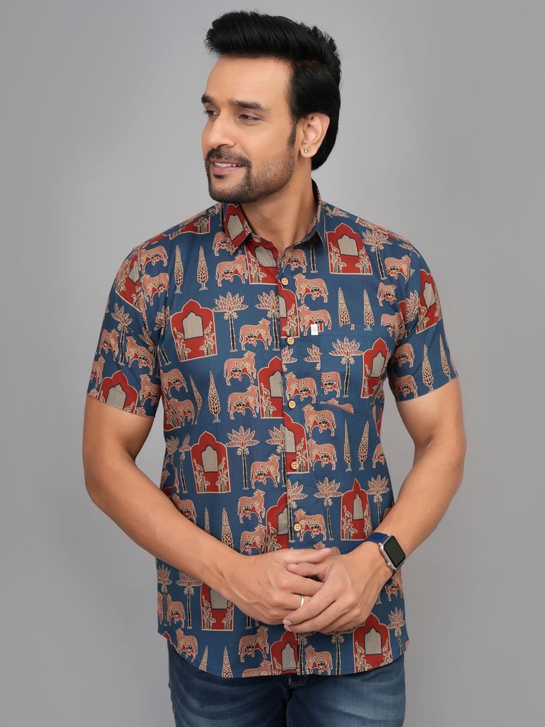 Gulaab Jaipur Men Printed Casual Shirt - view 1
