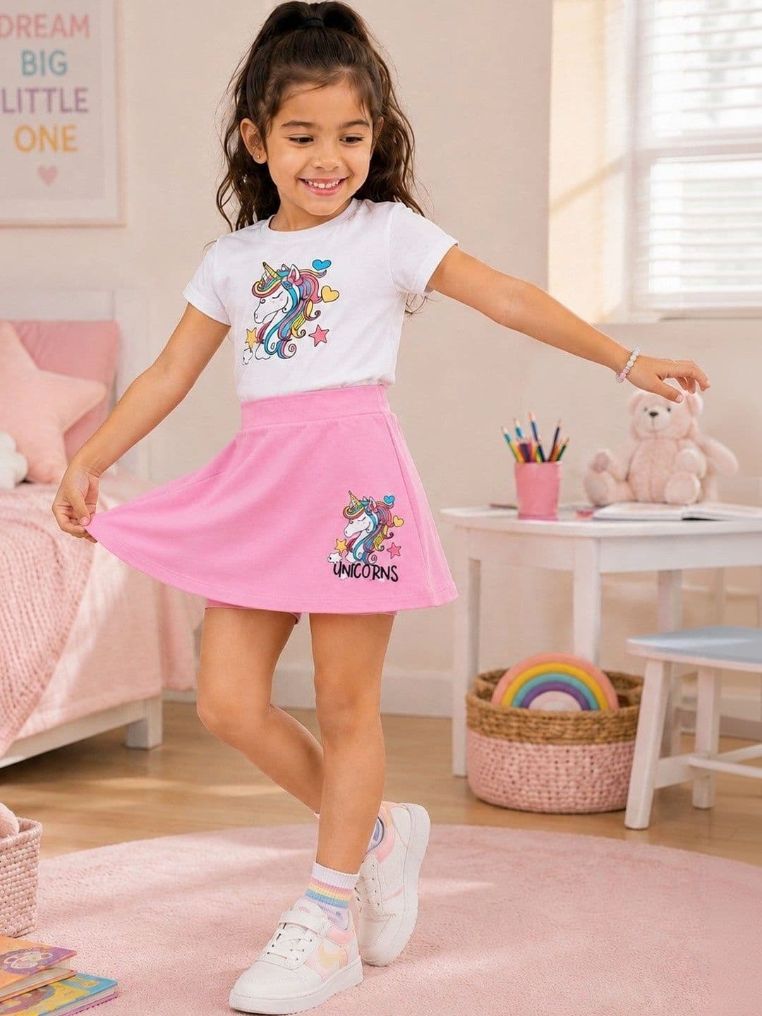 FAZZA Girls Graphic Mini Flared Skirt - view 1