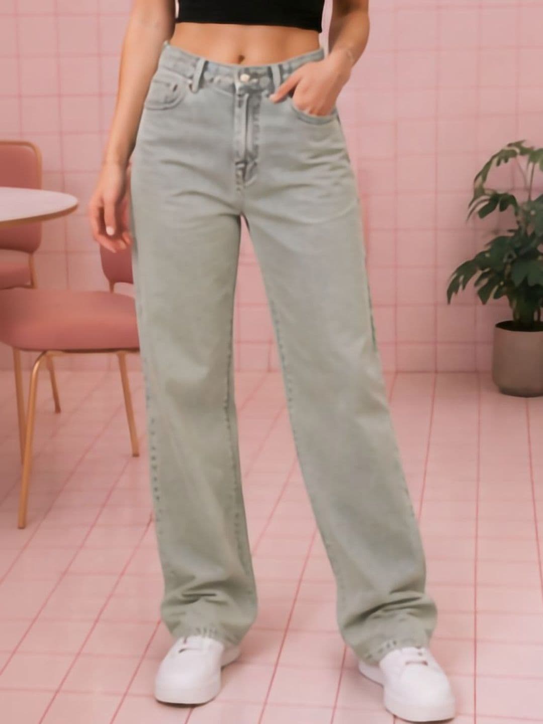 DressBerry Women Classic Relaxed Fit Mid-Rise Stretchable Jeans - view 1