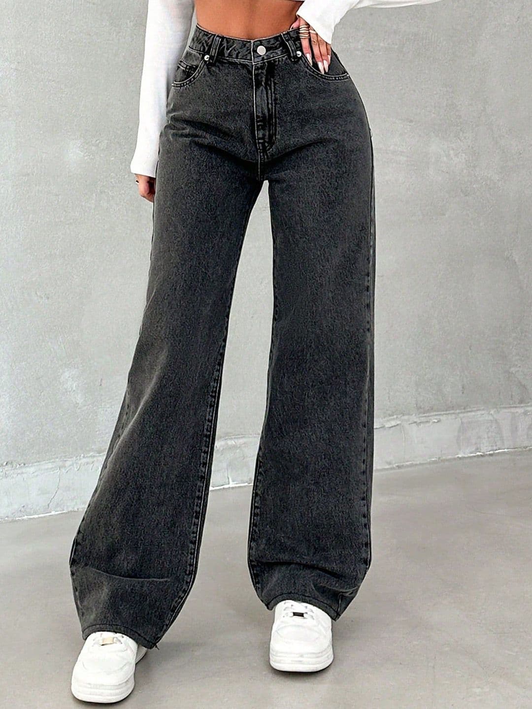 DressBerry Women Comfort Straight Fit High-Rise Light Fade Stretchable Jeans - view 1