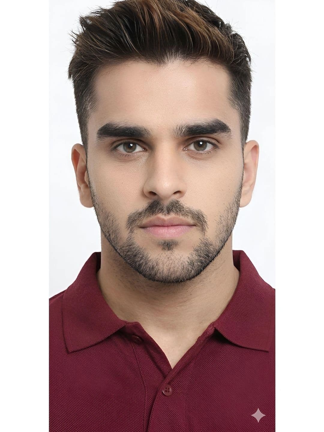 FLORA SHINE Men Polo Collar Slim Fit T-shirt - view 1
