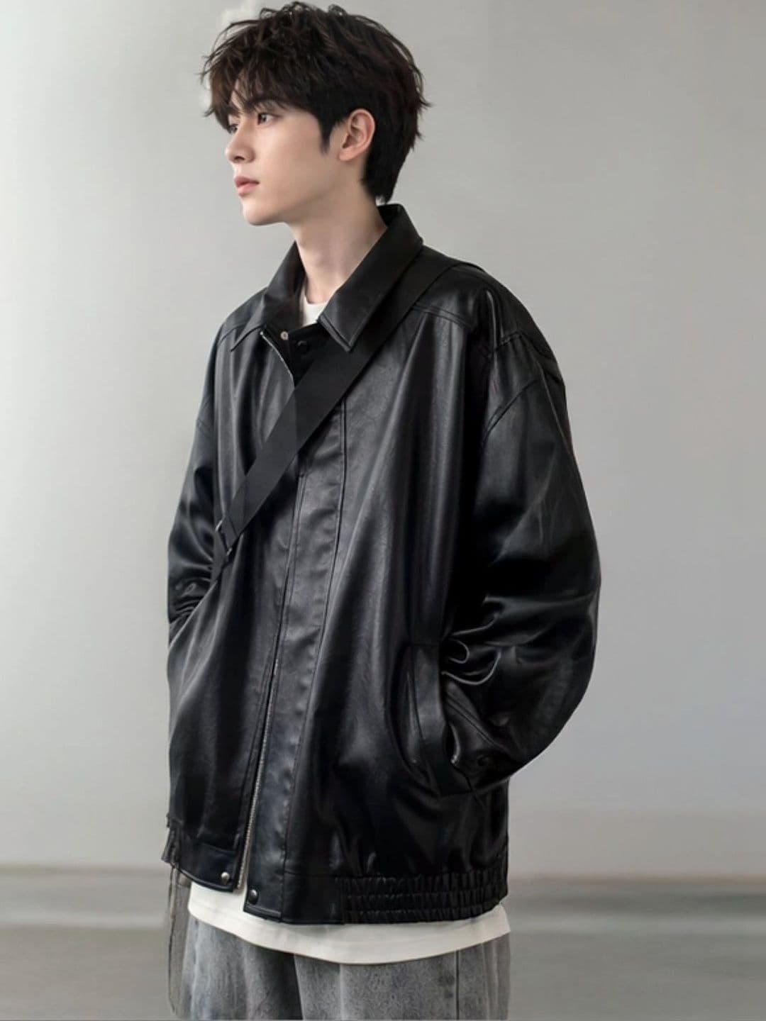 KPOP Men Bomber Jacket - view 1