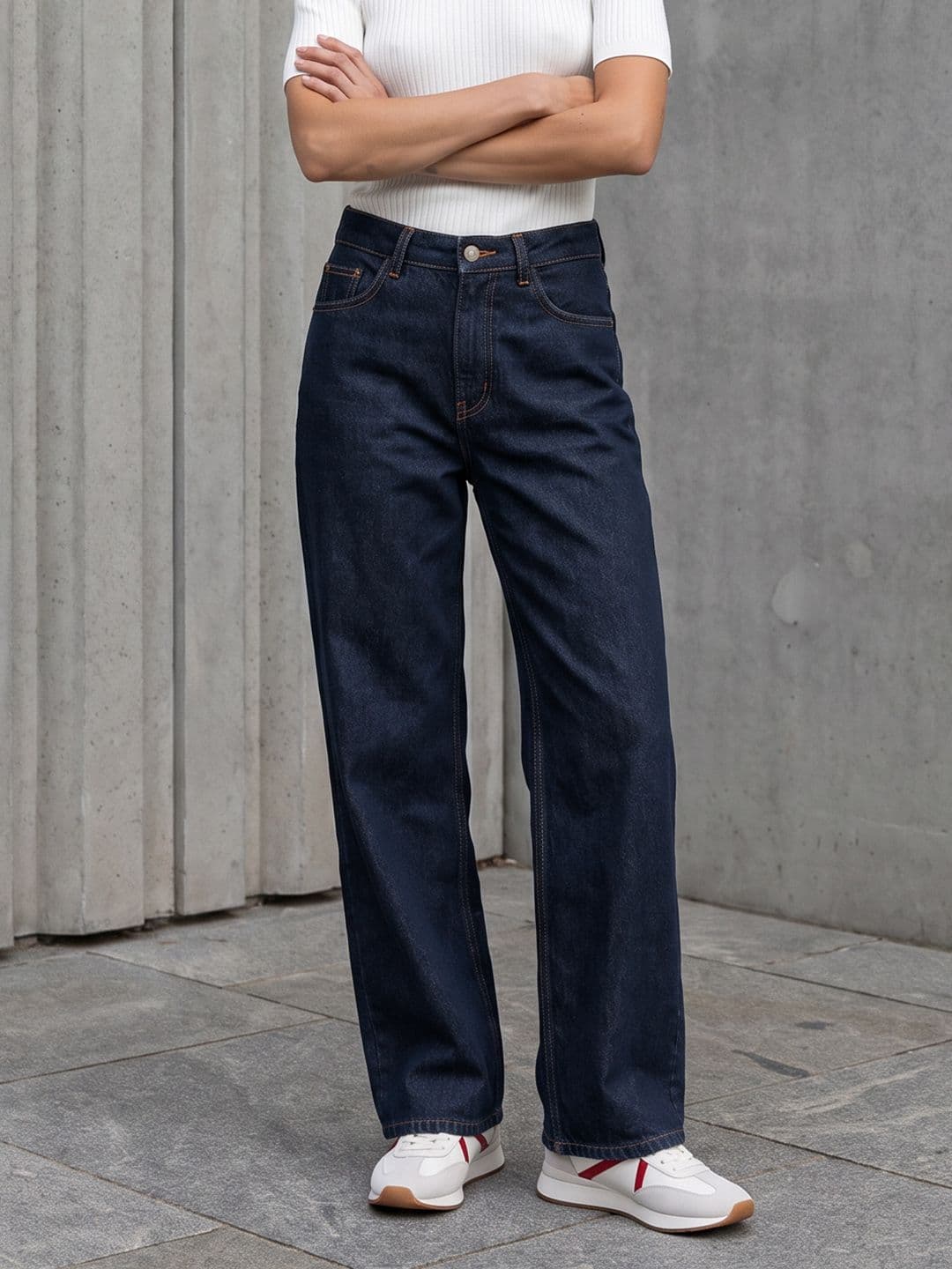 The Roadster Life Co. Women Baggy Pure Cotton Jeans - view 1