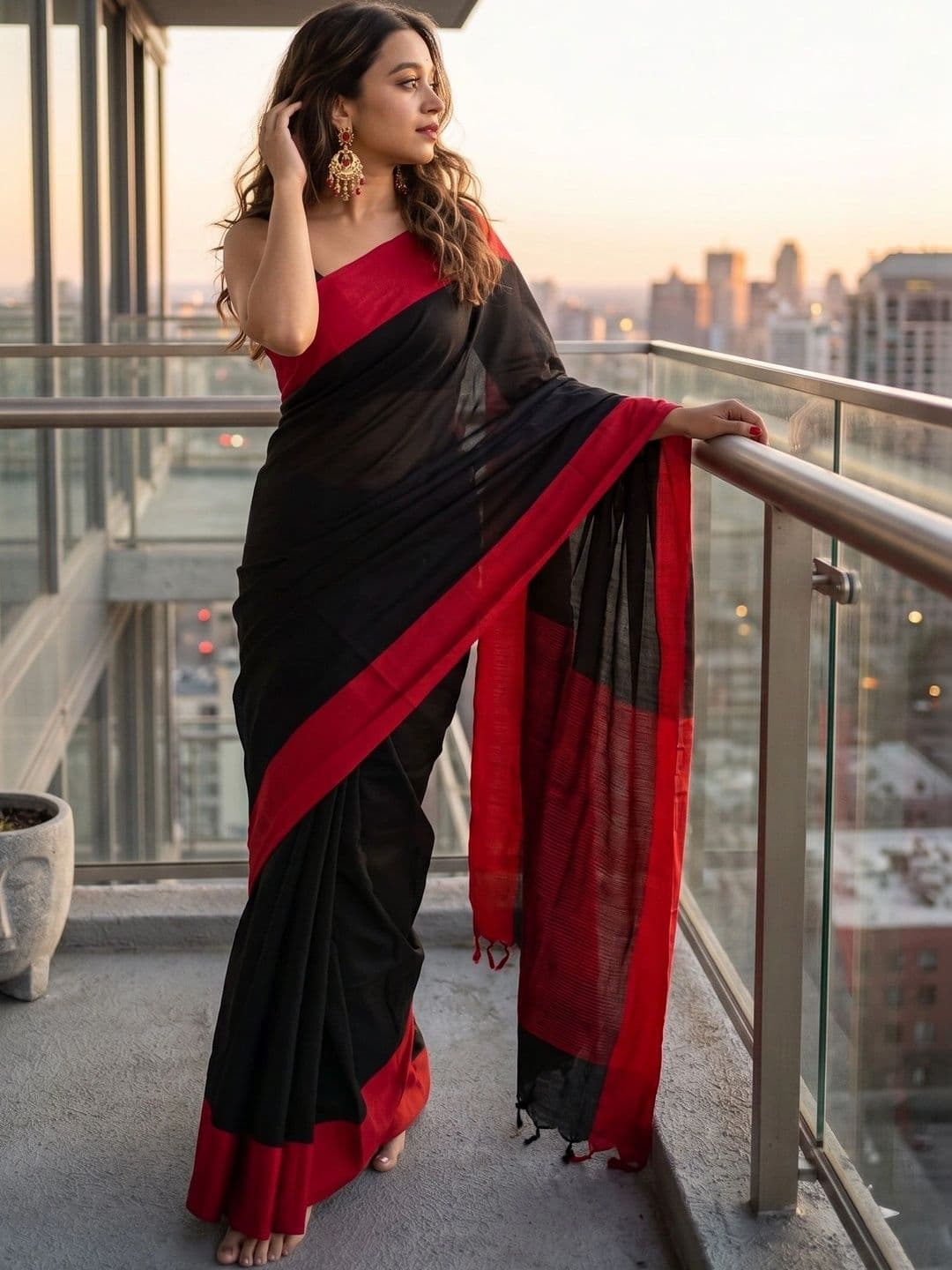 you shop we ship Woven Design Zari Art Silk Banarasi Saree With Blouse Piece - view 1
