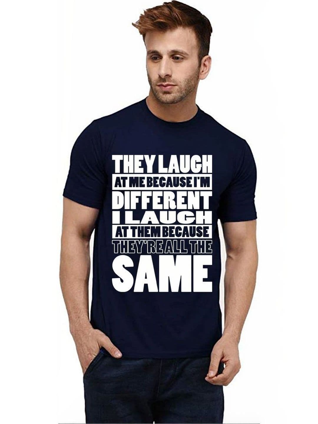 Aseria Men Typography Printed T-shirt - view 1