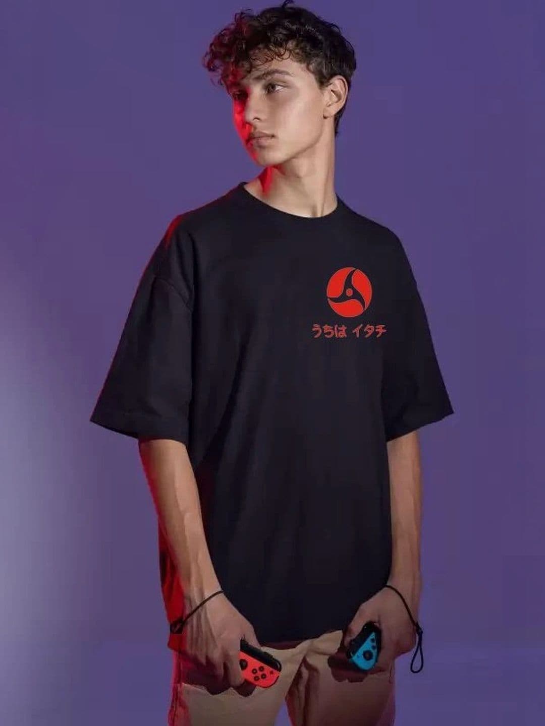 BRIEF CHICKADE Men Printed Drop-Shoulder Sleeves Pure Cotton T-shirt - view 1