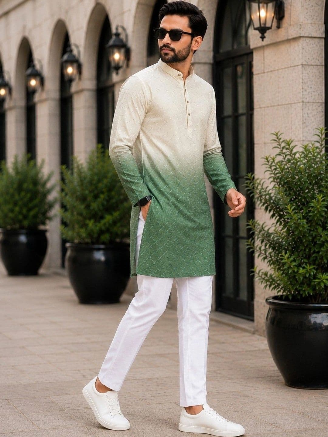 SKYWORRIX Men Kurta - view 1