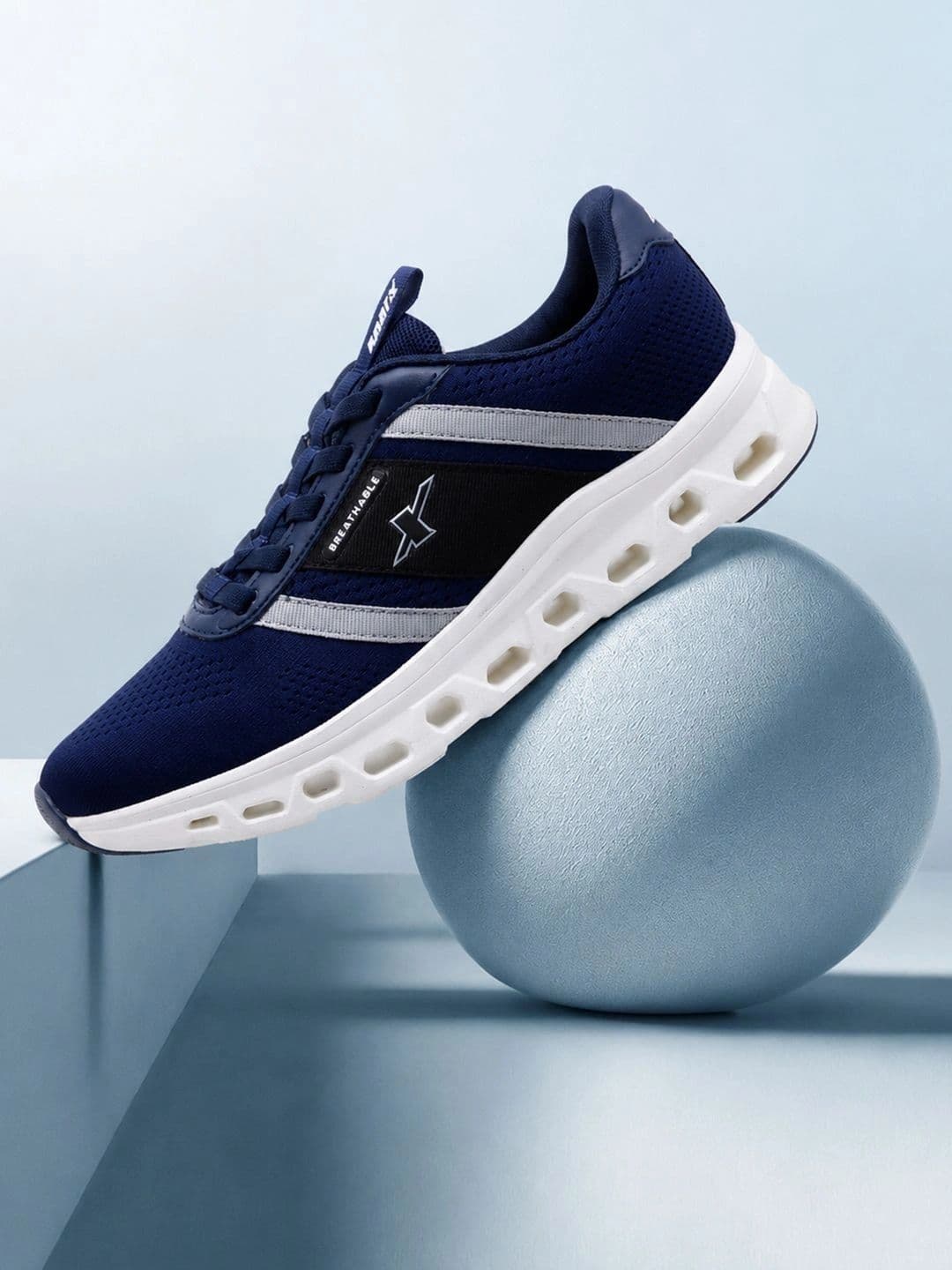 Sparx Men Mesh Running Non-Marking Shoes - view 1