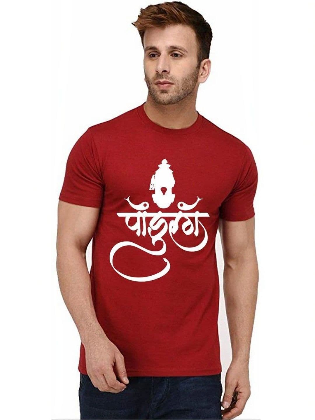Aseria Graphic Printed Round Neck Short Sleeves Cotton Regular Fit T-shirt - view 1