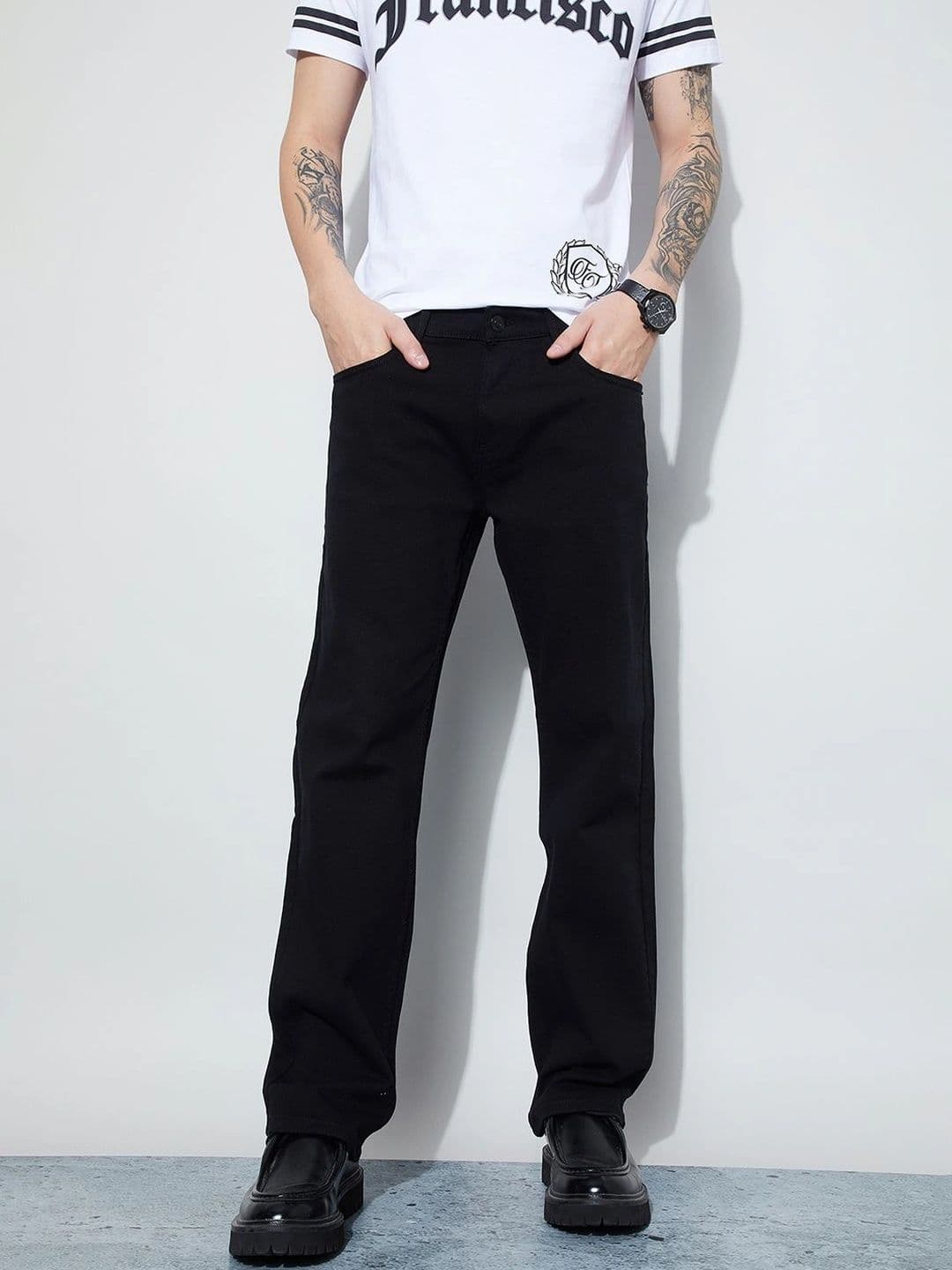Fame Forever by Lifestyle Men Straight Fit Mid-Rise Jeans - view 1