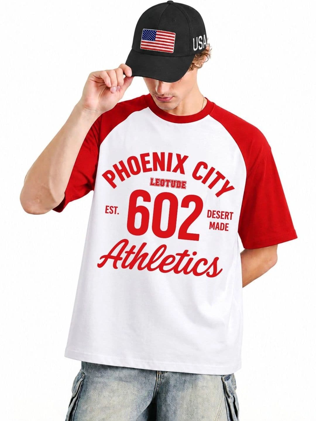 Leotude Men Typography Colourblocked T-shirt - view 1