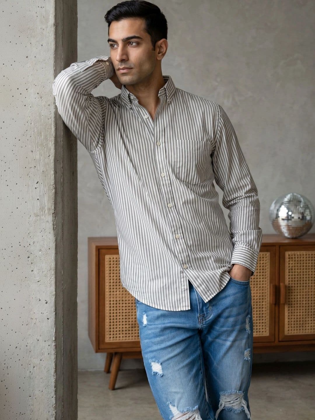 Roadster Men Classic Striped Casual Shirt - view 1