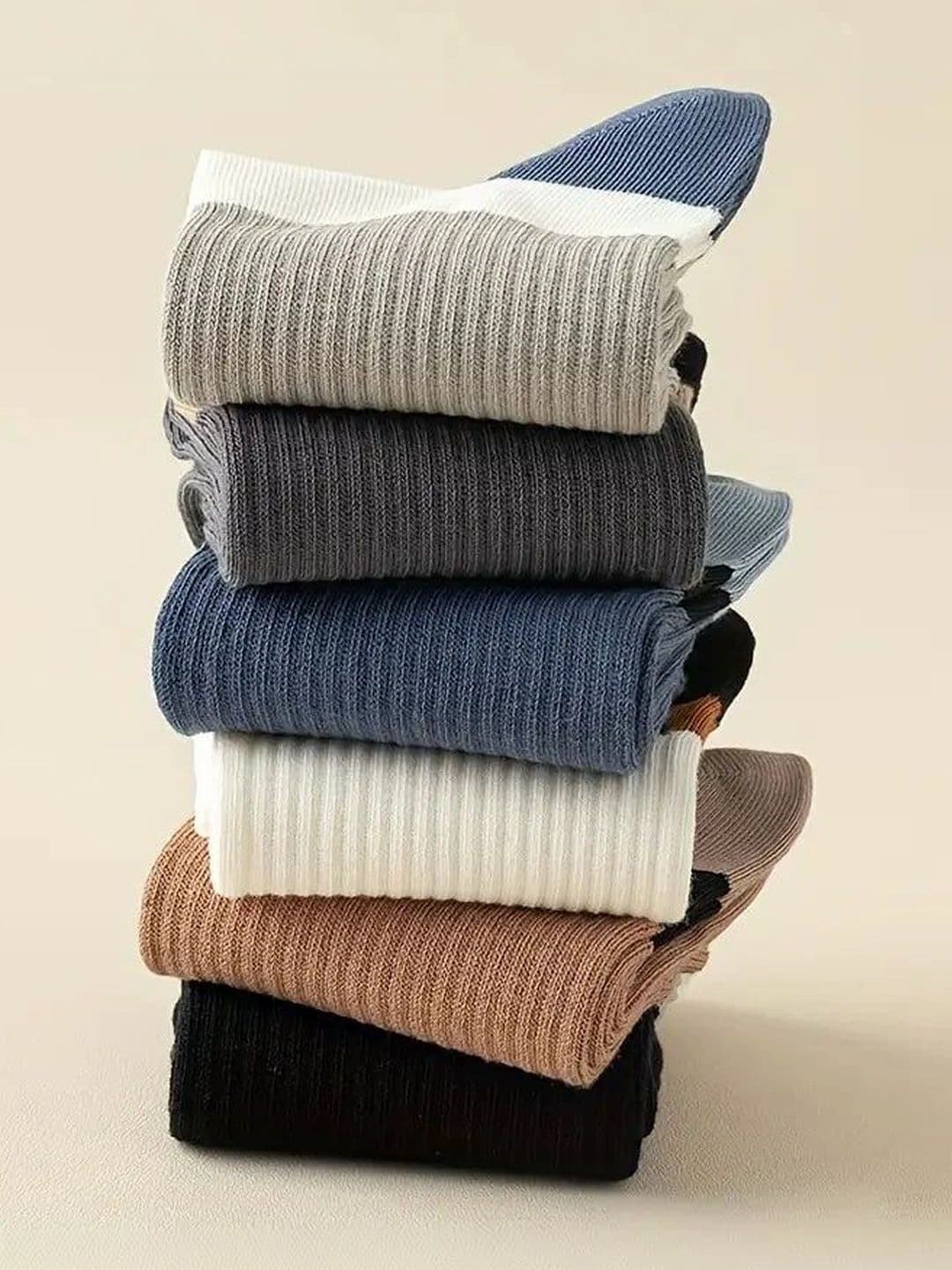 Moda Rapido Men Pack Of 5 Colourblocked Above Ankle Socks - view 1