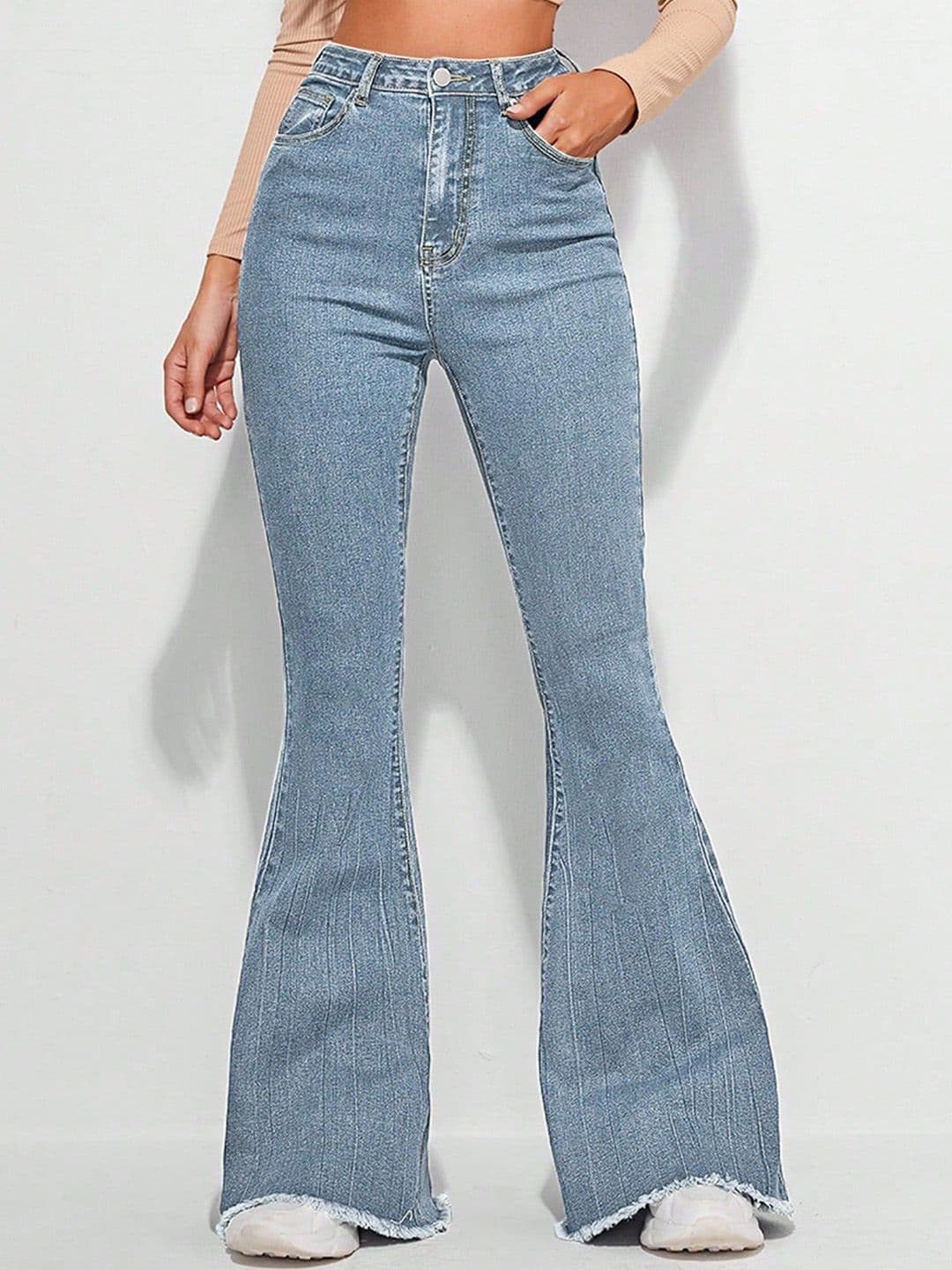 DressBerry Women Bootilicious High-Rise Light Fade Bootcut Stretchable Jeans - view 1