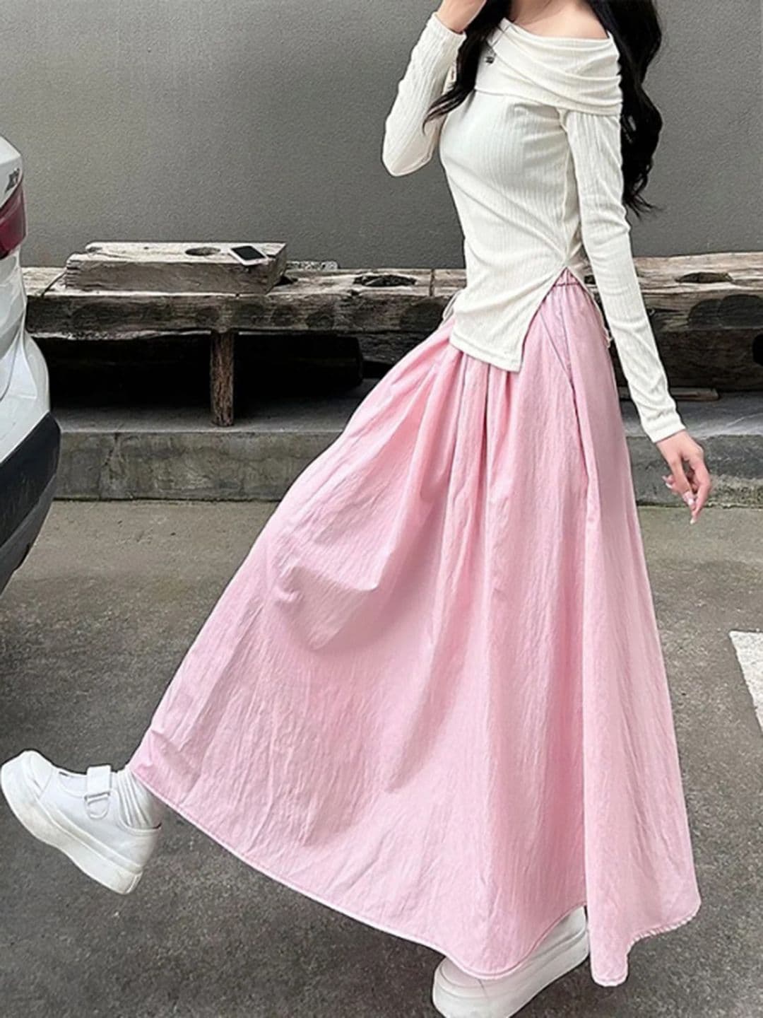 DressBerry A-Line Maxi Skirt - view 1