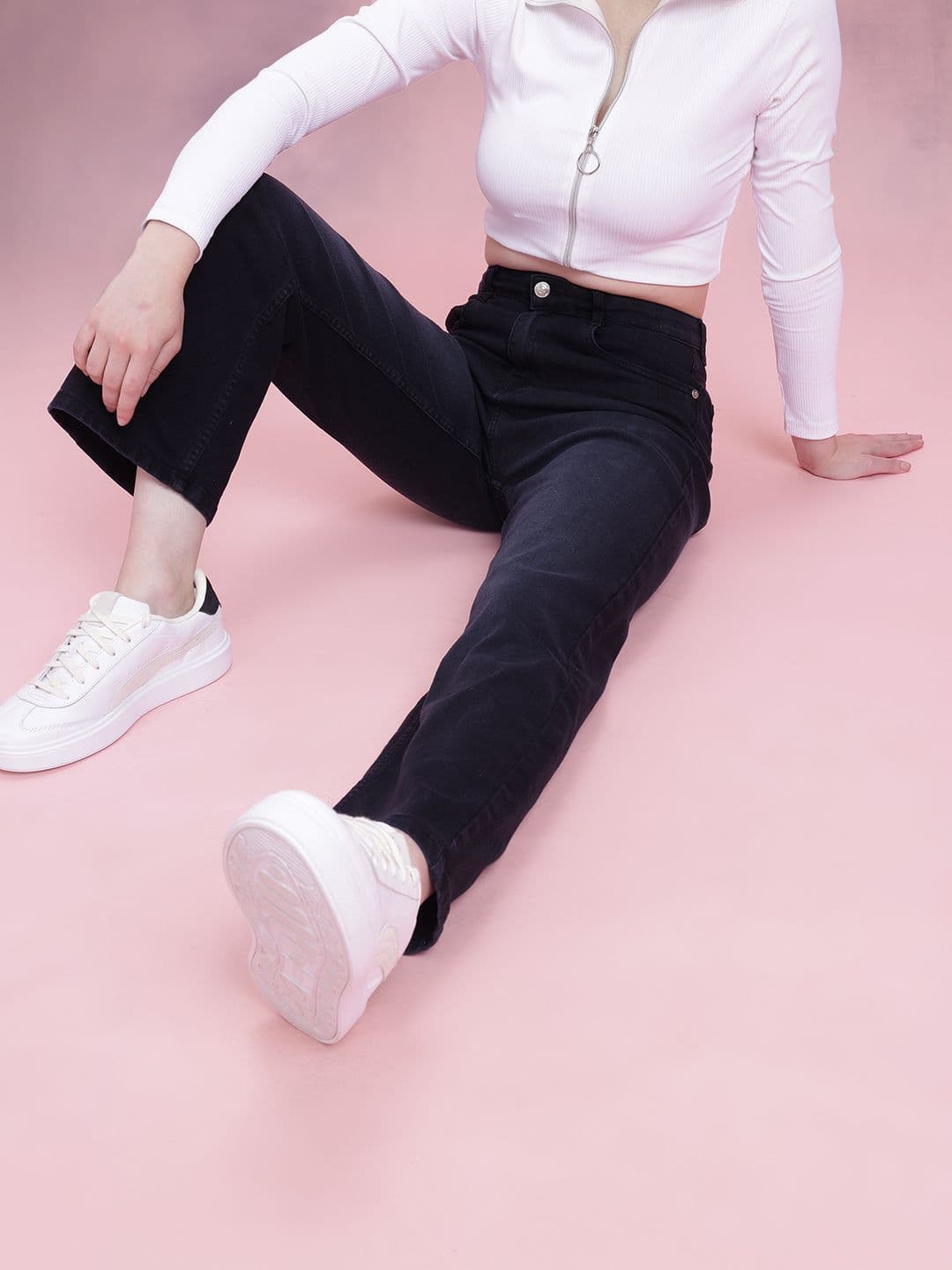 DressBerry Women Light Fade Stretchable Straight Fit Jeans - view 1