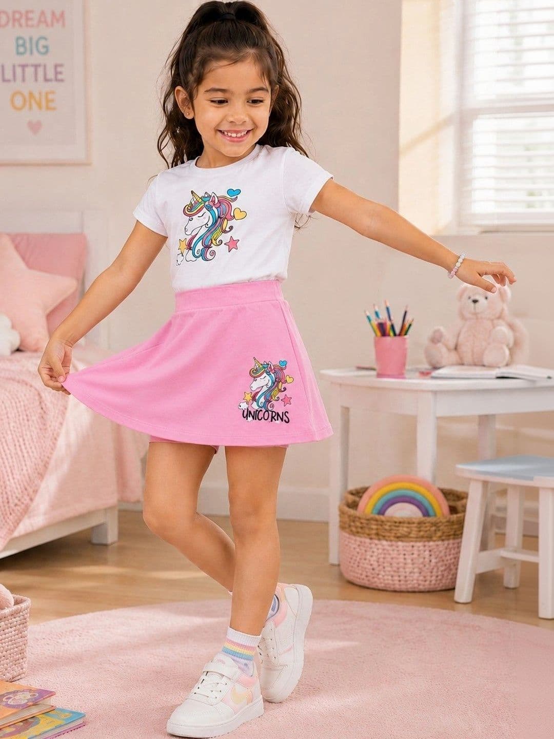 FAZZA Girls Graphic Sleek Utility Mini A-Line Skirt - view 1