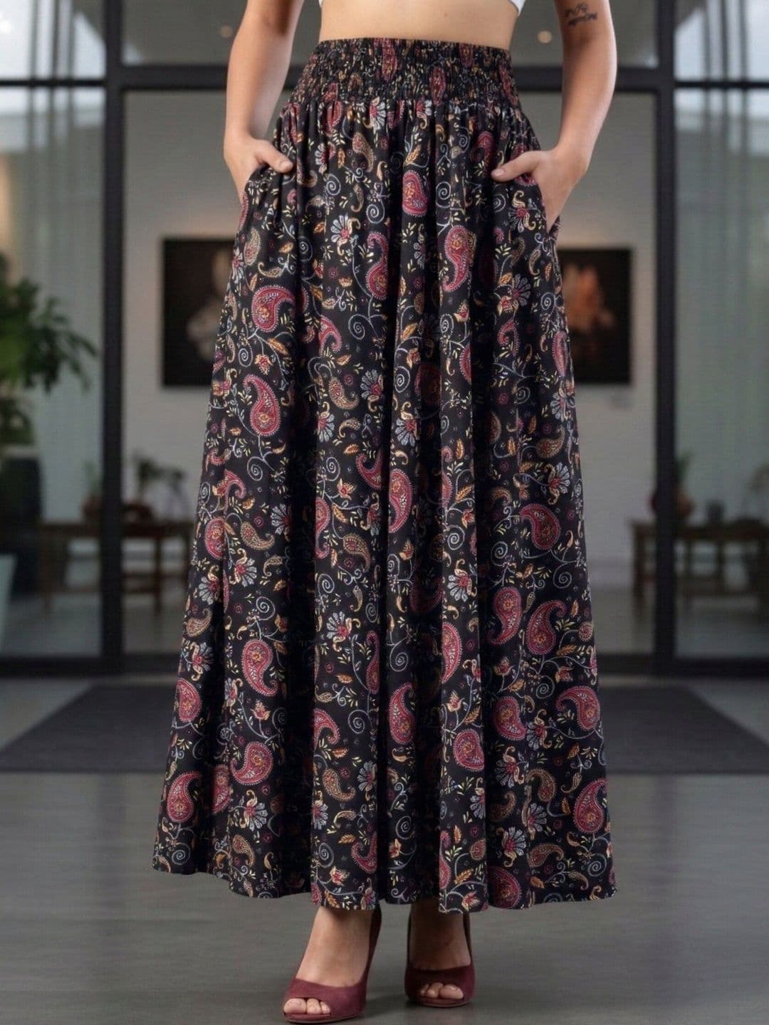 DressBerry Women Paisley Printed Palazzos - view 1