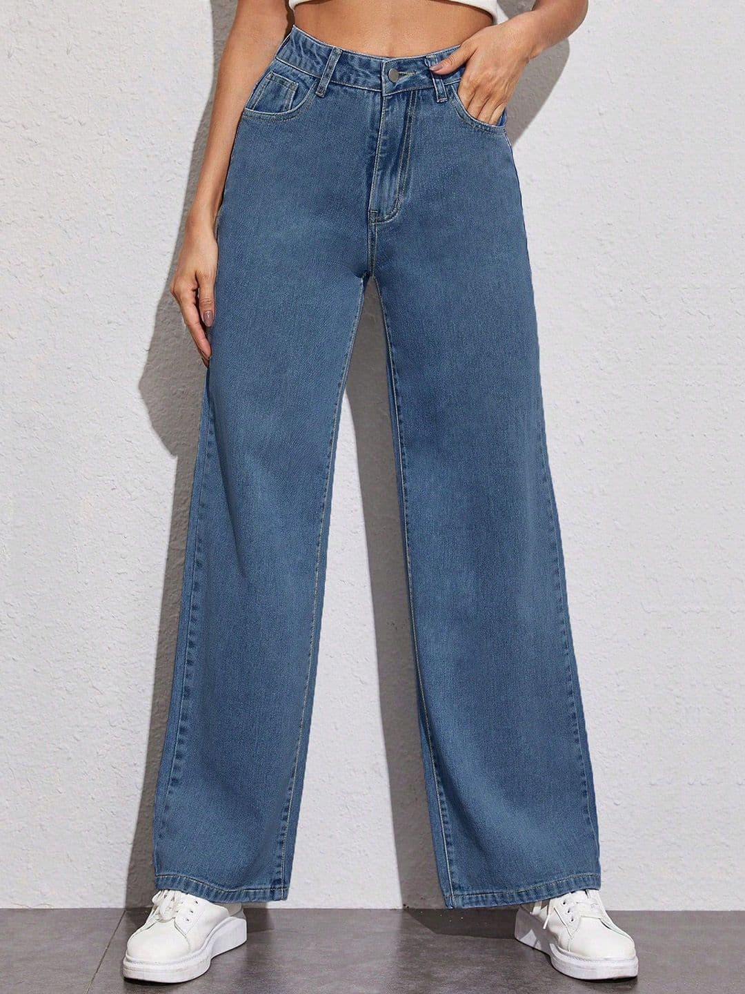 DressBerry Women Comfort High Rise Straight Fit Stretchable Jeans - view 1