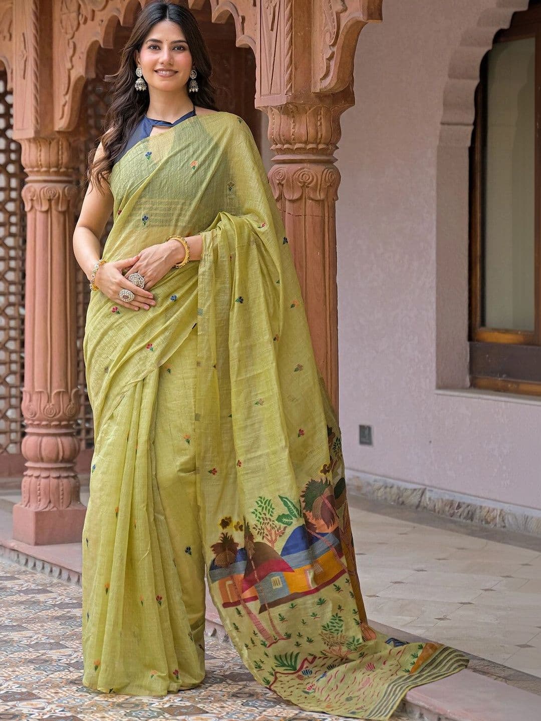 Mitera Woven Design Saree - view 1