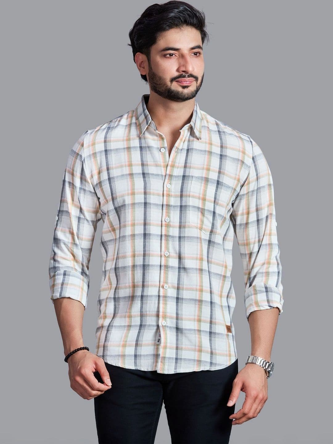 Roadster Men Checked Casual Shirt - view 1