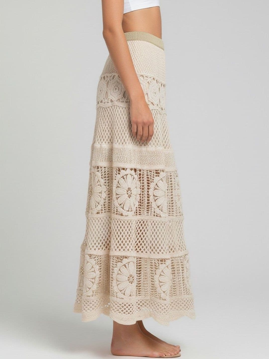 DressBerry Self Design A-line Straight Skirts - view 1