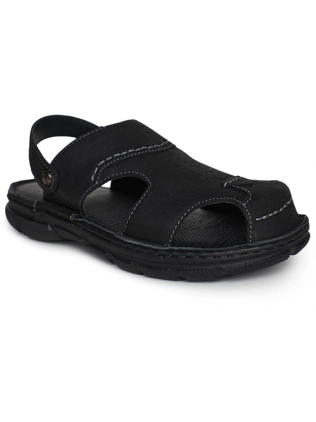 Buckaroo Men Leather Comfort Sandals - view 1