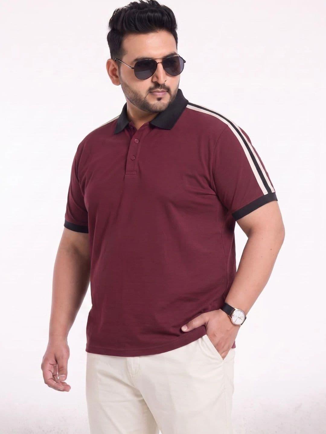 Toodle Plus Men Polo Collar T-shirt - view 1