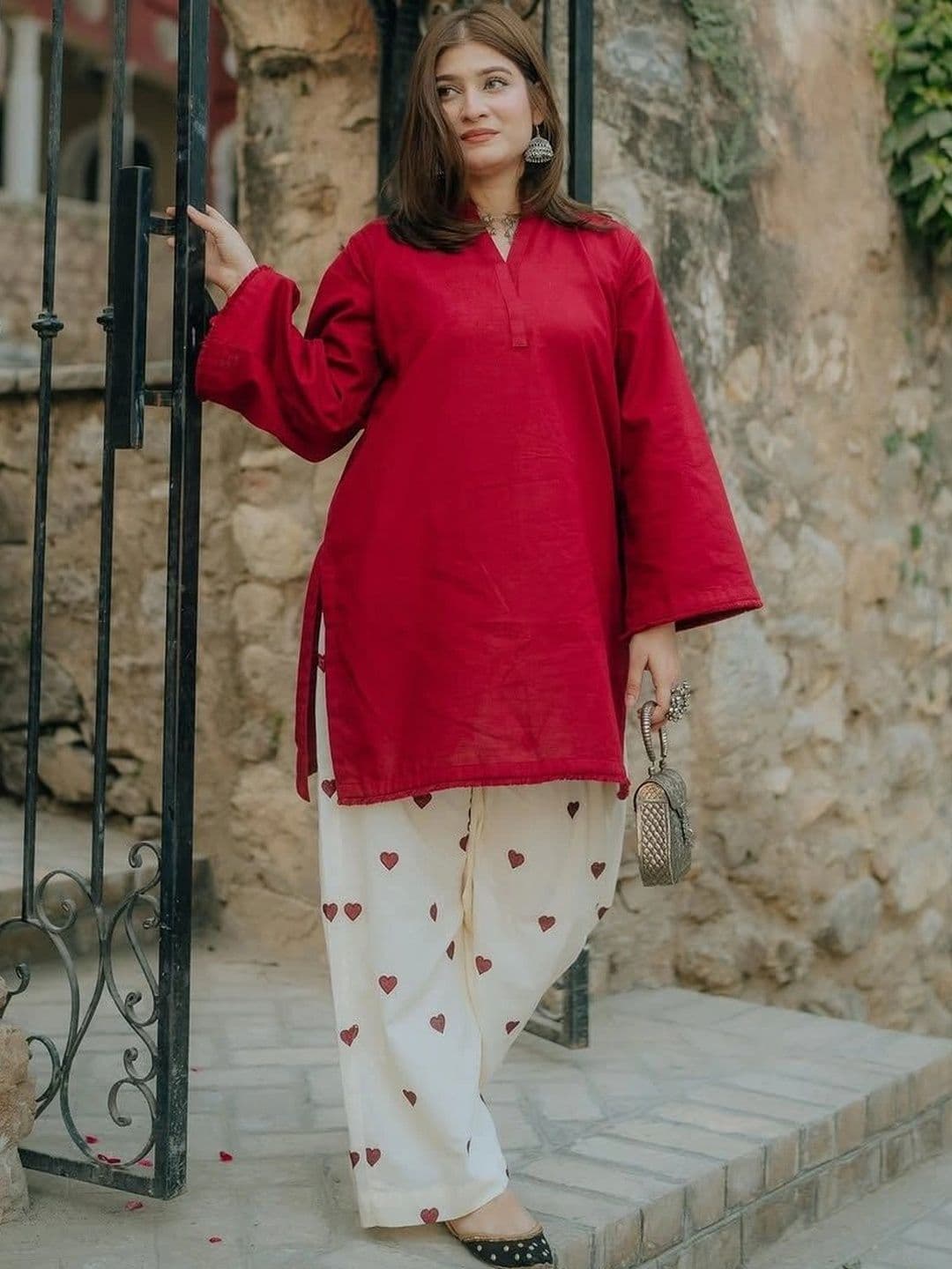 KALINI Women Regular Kurta with Palazzos - view 1