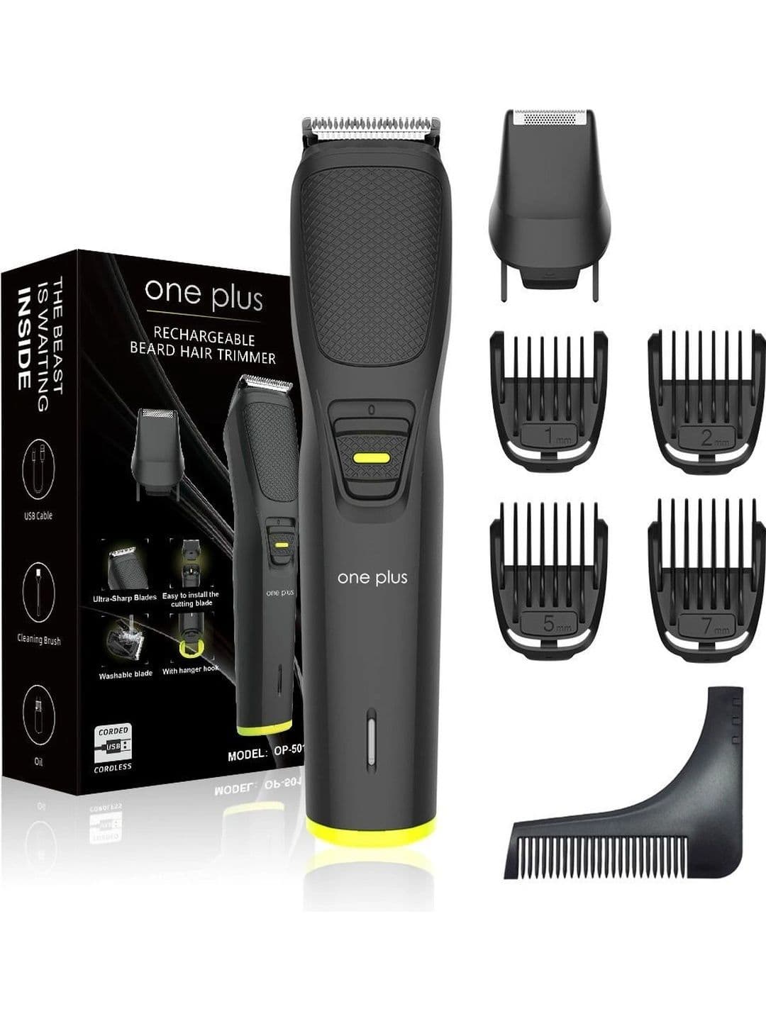 One plus 501 Pro Cordless Professional Beard Hair Trimmer - view 1