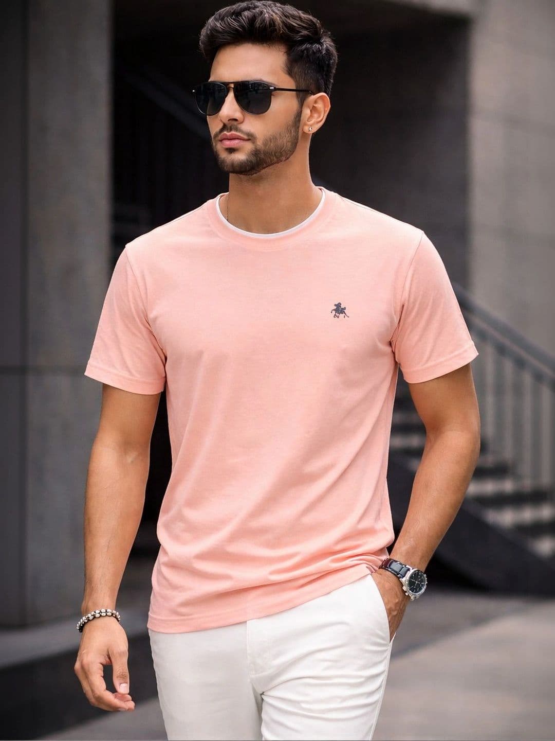 Here&Now X Parcel Yard Men Brand Logo T-shirt - view 1