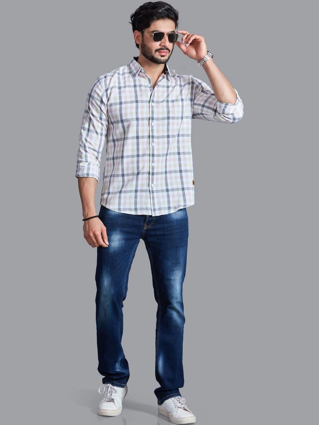 Roadster Men Checked Casual Shirt - view 1