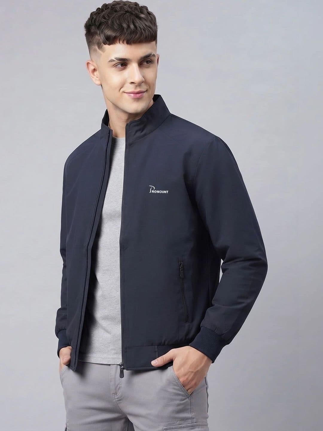 MOUNTAIN COLOURS Men Lightweight Training or Gym Bomber Jacket - view 1