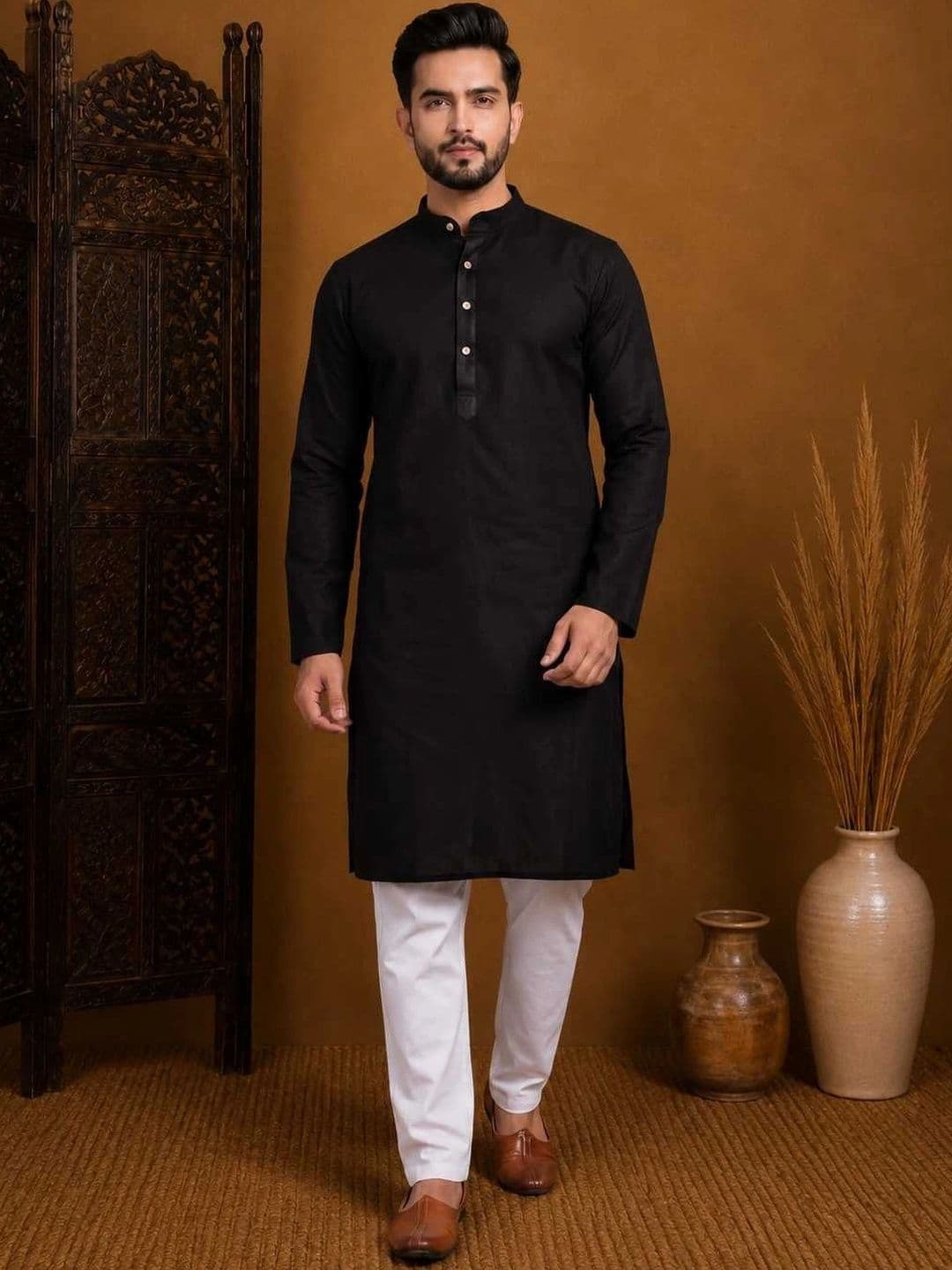 House of Pataudi Men Kurta - view 1