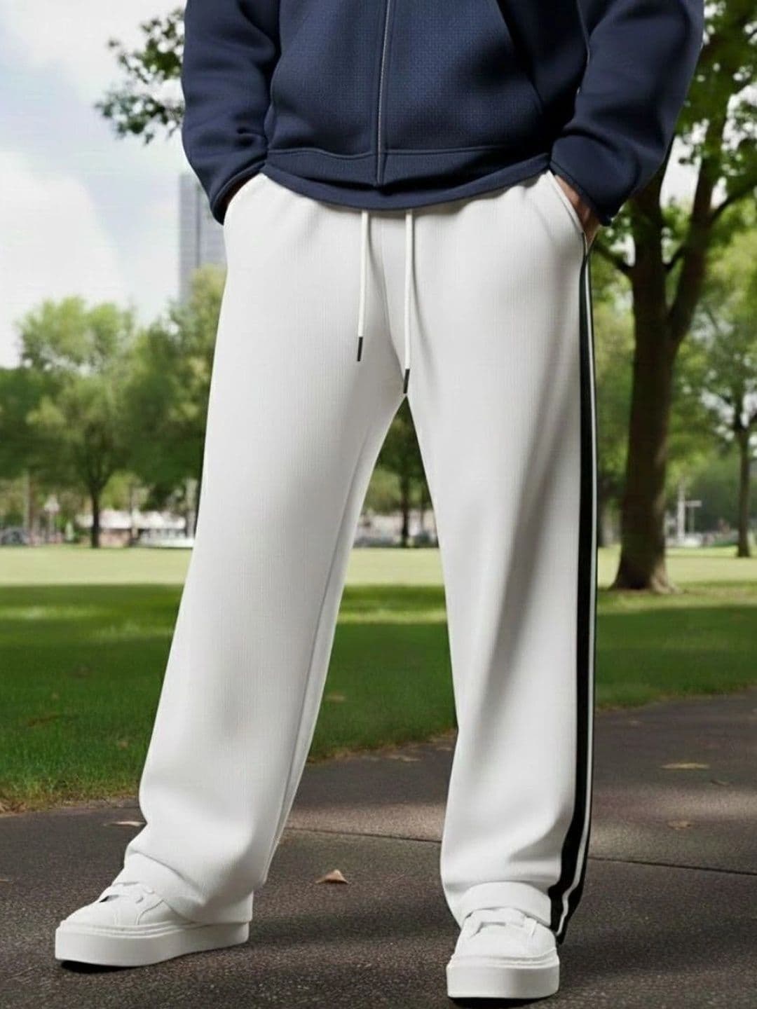 Daphne Maurier Men Regular Fit Colourblocked Training Track Pants - view 1