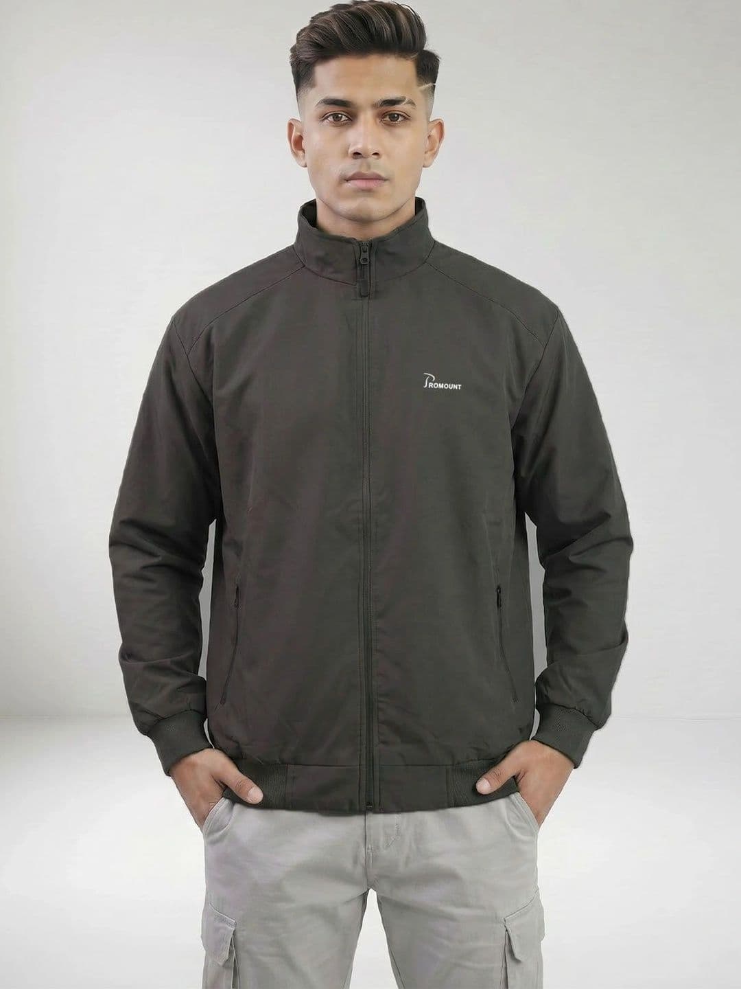 MOUNTAIN COLOURS Men Lightweight Training or Gym Bomber Jacket - view 1