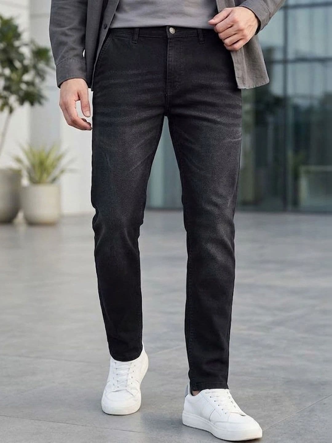 Urbano Fashion Men Slim Fit Light Fade Stretchable Jeans - view 1