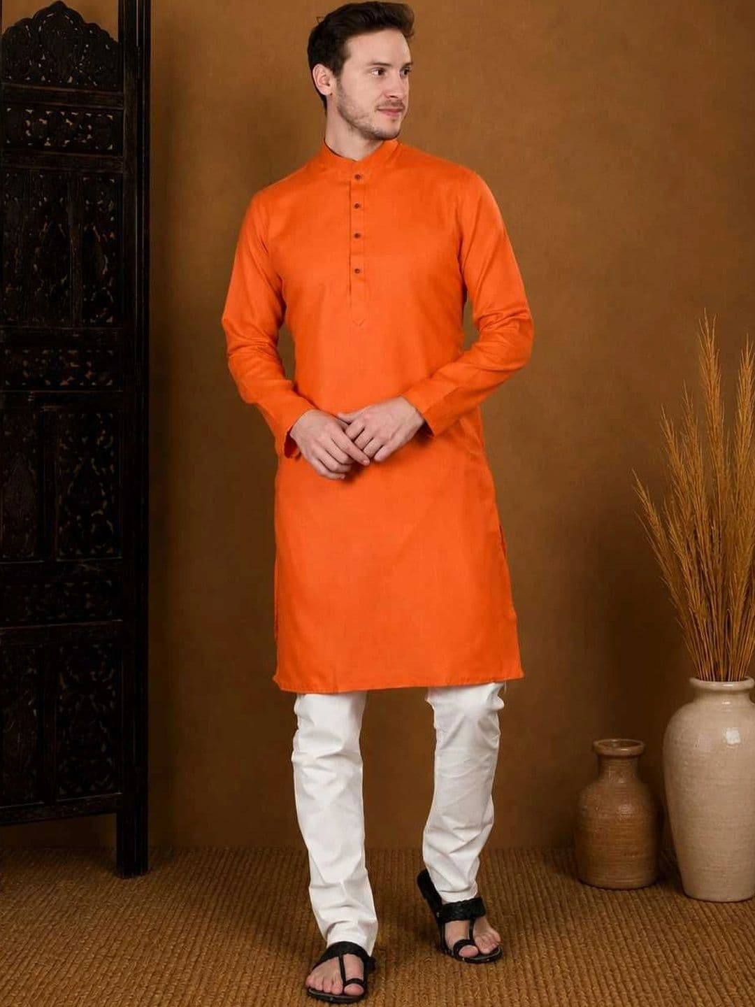 House of Pataudi Men Kurta - view 1
