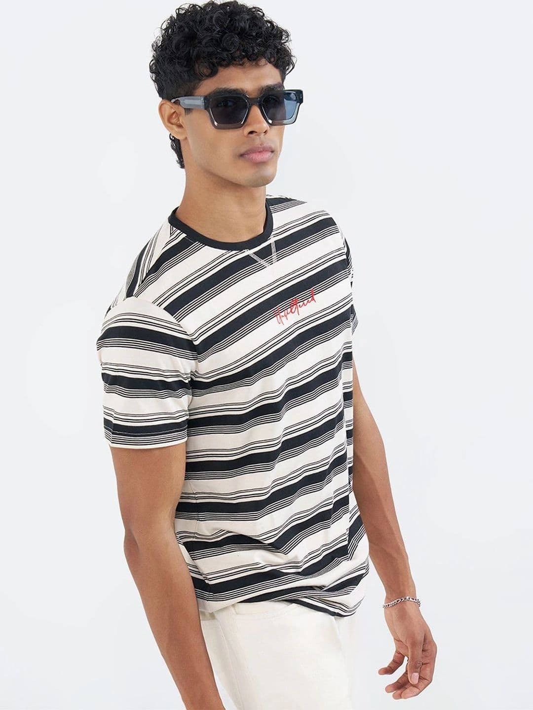 People Men Striped T-shirt - view 1