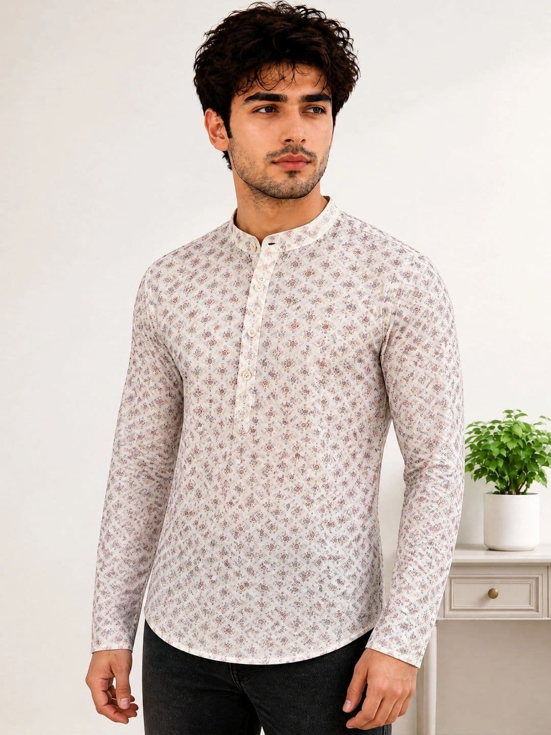 Moda Rapido Men Ethnic Motifs Printed Kurta - view 1