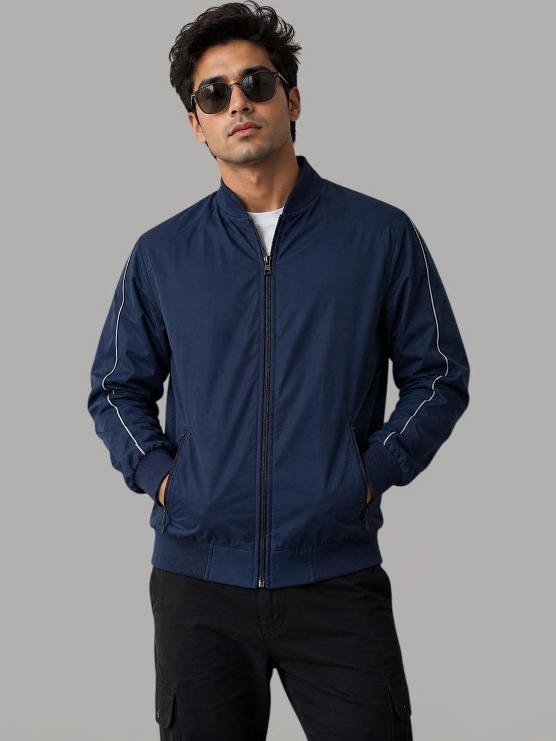 WILD COPS Men Lightweight Bomber Jacket - view 1