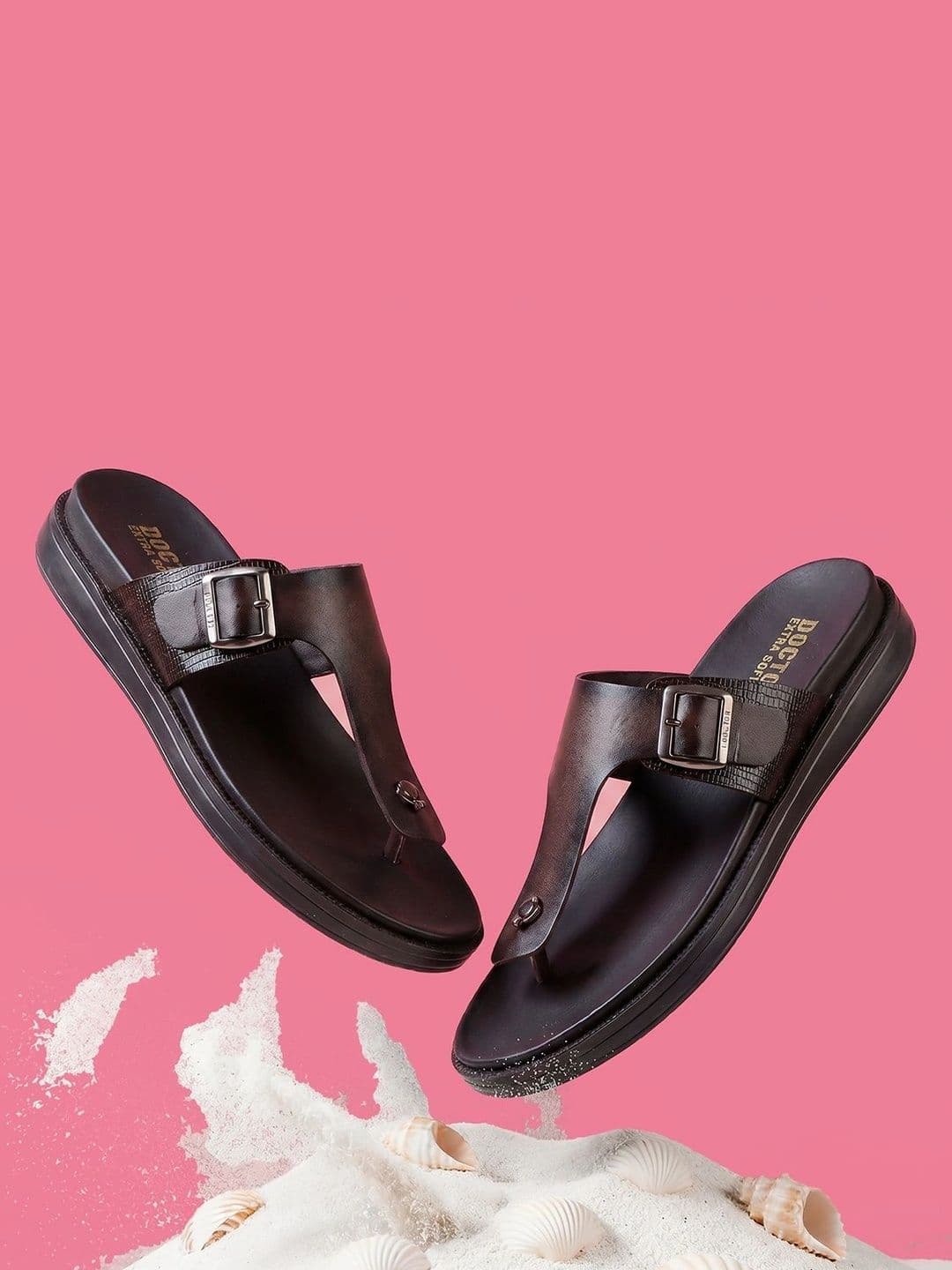 DOCTOR EXTRA SOFT Men Leather Comfort Sandals - view 1