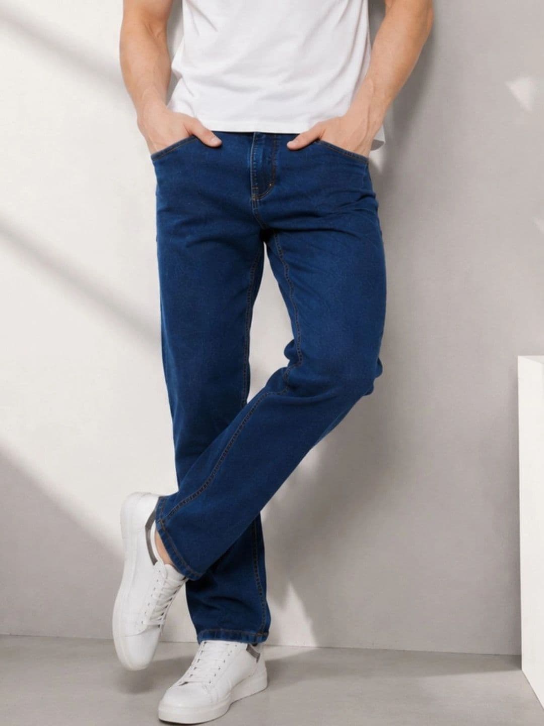 ZUSH Men Straight Fit Mid-Rise Stretchable Jeans - view 1