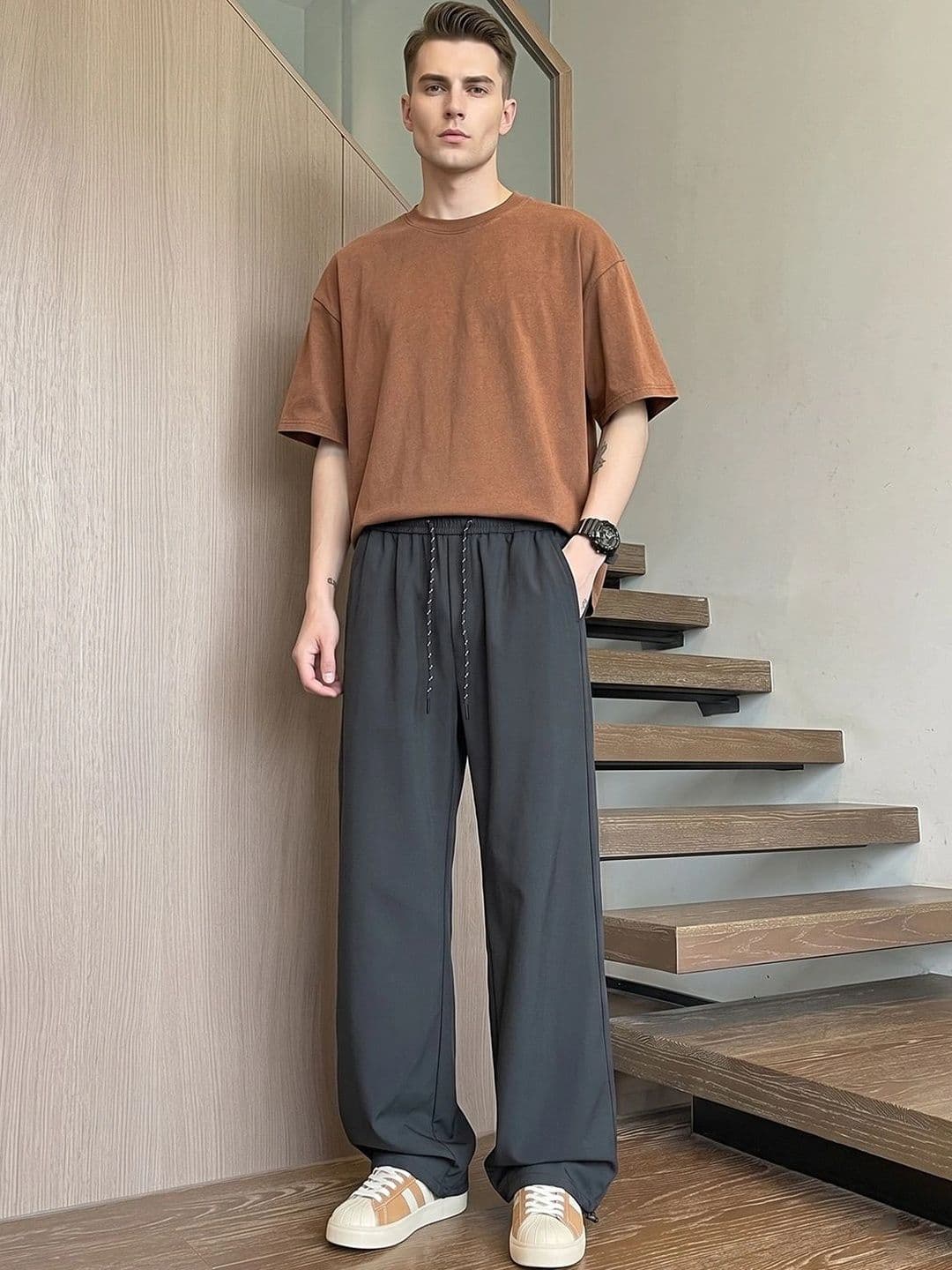 Suo Men Easy Wash Trousers - view 1