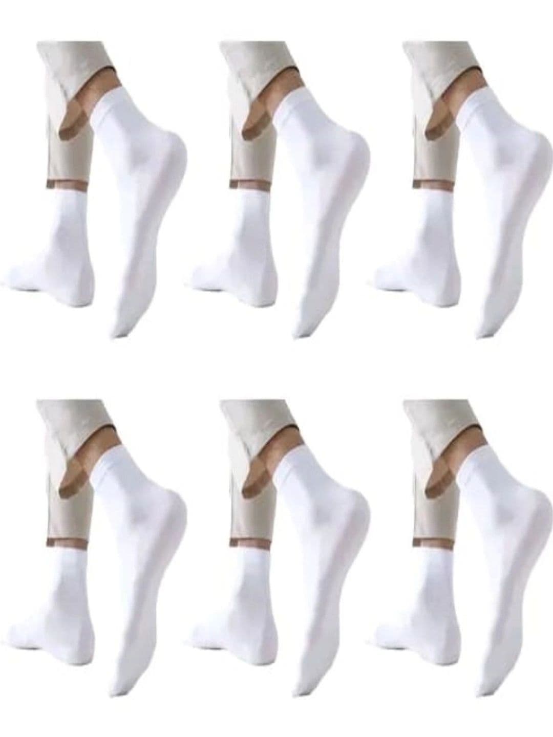 PinKit Men Pack of 6 Cotton Assorted Ankle Length Socks - view 1