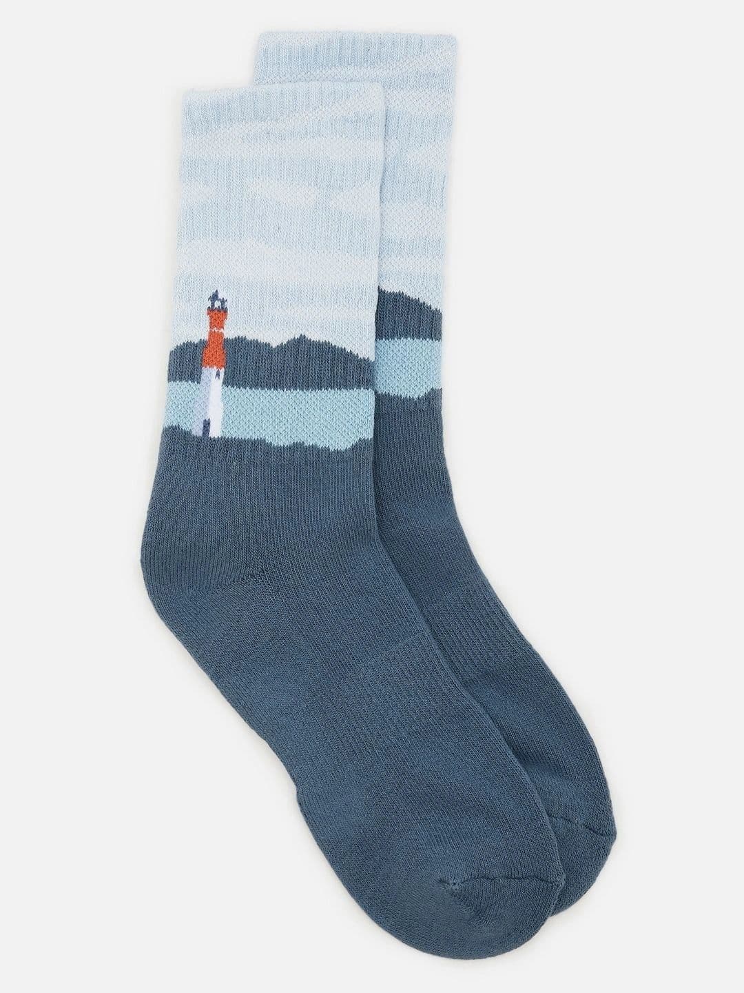 AMERICAN EAGLE OUTFITTERS Men Cotton Patterned Above Ankle Socks - view 1