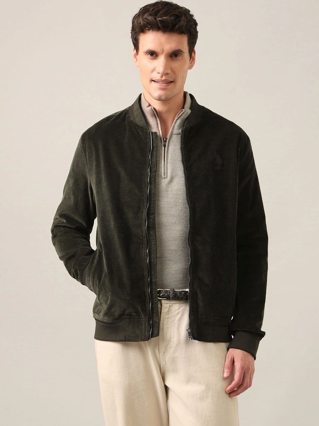 U.S. Polo Assn. Men Brand Logo Bomber Jacket - view 1