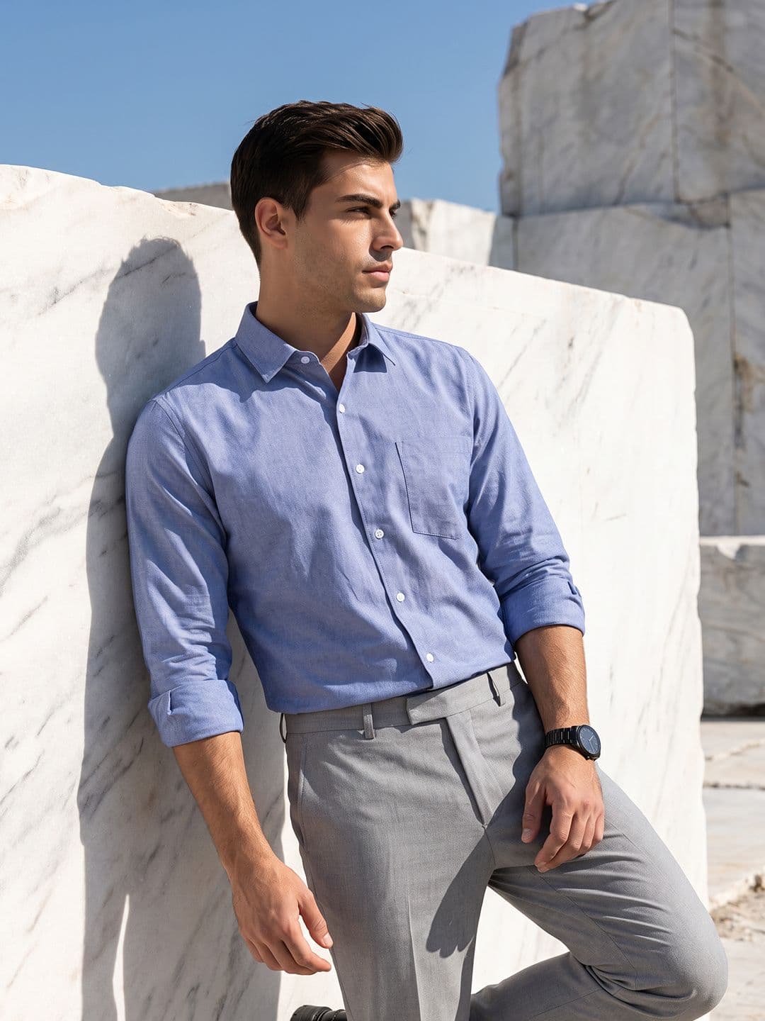 INVICTUS Spread Collar Formal Shirt - view 1