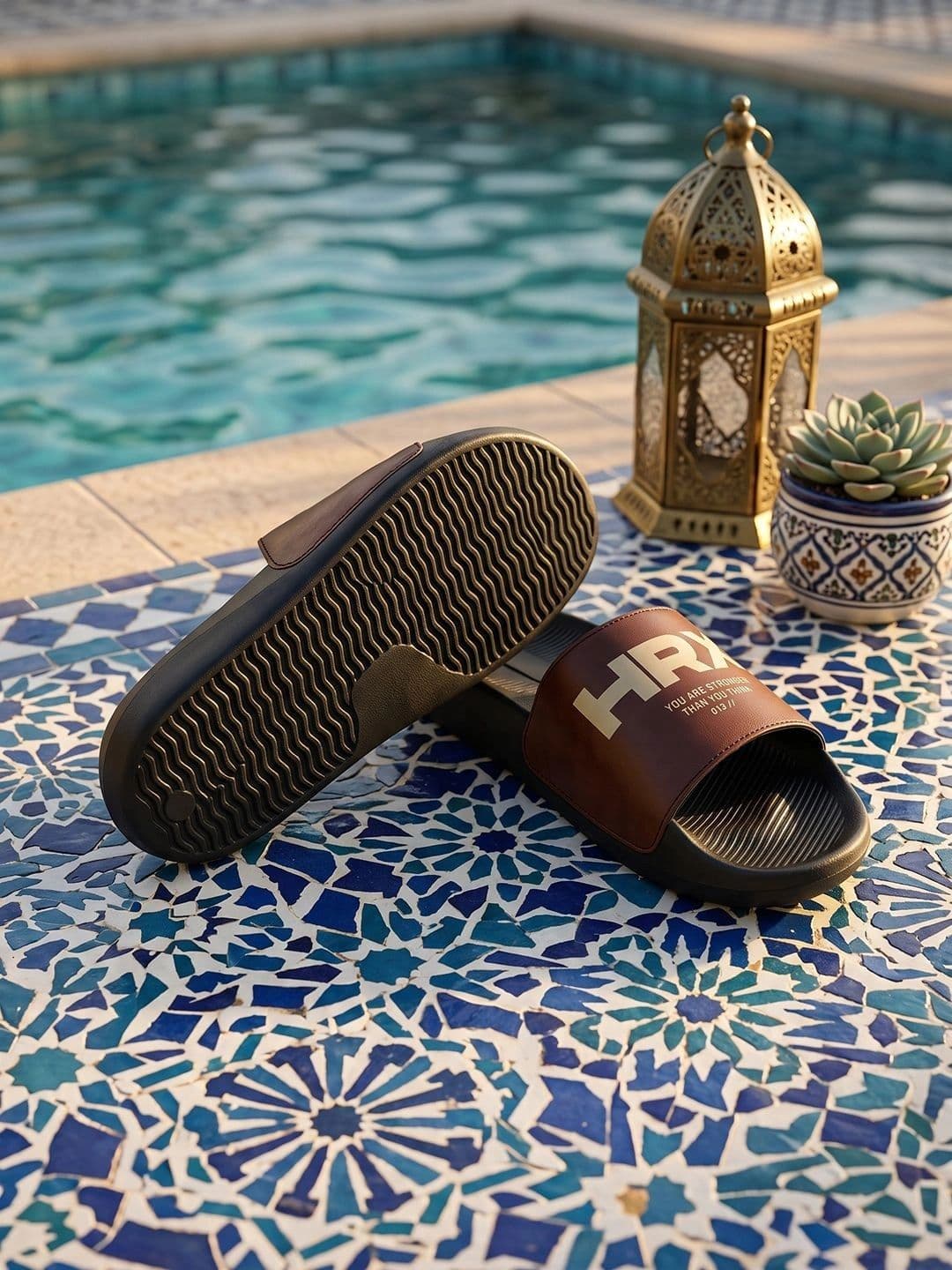 HRX by Hrithik Roshan Men Printed Sliders - view 1